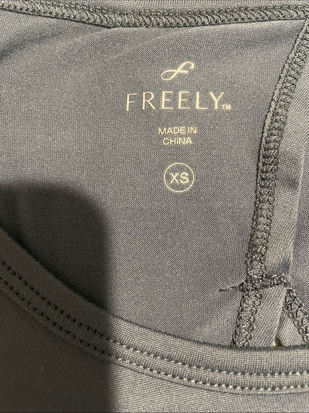 Freely Women's Slate Gray Athletic Tank Top
